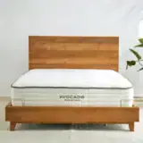 EcoAdjustableBaseNaturalWoodBedFrameMinimalDesignSeamless 800x