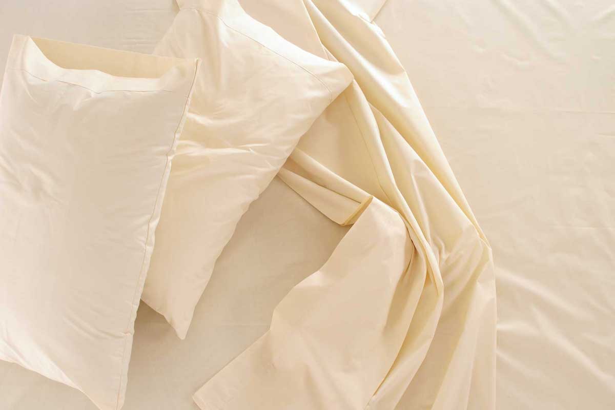 Organic Cotton Percale Sheet Set Pic 5