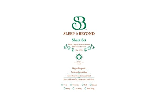 Organic Cotton Sheet Set pic 3 Organic Cotton Sheet Set pic 3