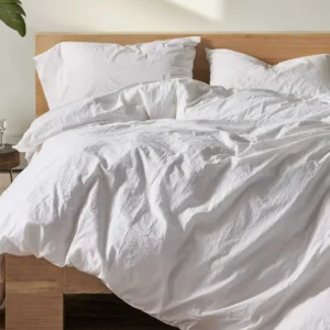 OrganicCrinkledPercaleAlpineWhiteSheetSet PDP 142a1188 f69d 42da 803b 78ad8b4f51b1